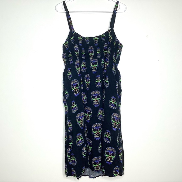 < Torrid Sugar Skull Skater Dress > - Picture 5 of 6